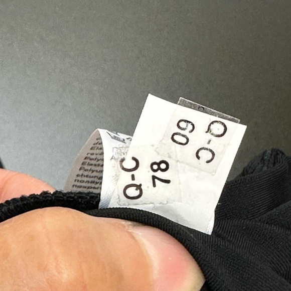 SPANX Black Gray Faux Leather Camo Print Leggings Size S - Picture 11 of 14